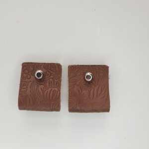 Floral - Dark brown