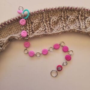 Alternative view of Chain Row Counter Pink (Gradient)